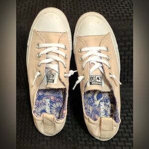 Converse Light Peach Low-Top Sneakers